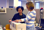 Catalogers prepare Government Documents for use by KSU students.