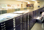 Students making discoveries at the Map Library