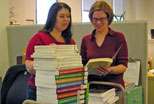 Serials Department faculty and staff often confer regarding new materials. Improving access to the library�s collections through KentLINK is a full time job for the Library�s Technical Services area.