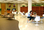 Areas for quiet study are provided throughout the library - many include access to electricity for laptops