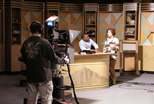 Acting for the Camera, a class in the School of Theatre & Dance, in Teleproductions' Studio A.