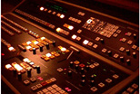 The switcher in the Teleproductions control room.