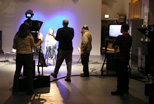 Taping an infomercial in Teleproductions' Studio A.