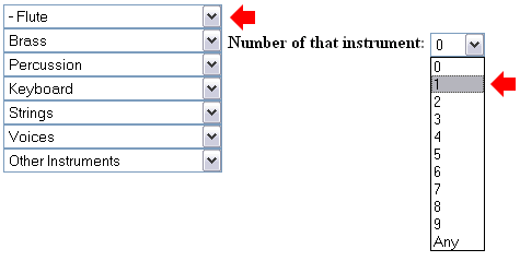 Musical Instrumentation Search - Ex 1