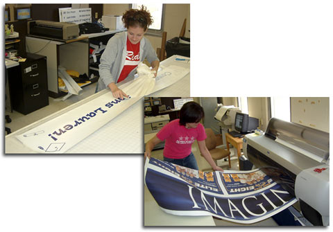 Design - Printed and vinyl banners