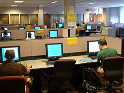 Academic Computing and Technology's library computer lab.