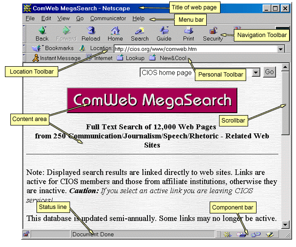 What Are The Parts Of A Web Browser What Are The Parts Of A Web Browser