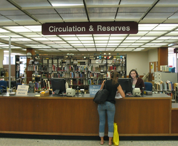 Circ & Reserves desk