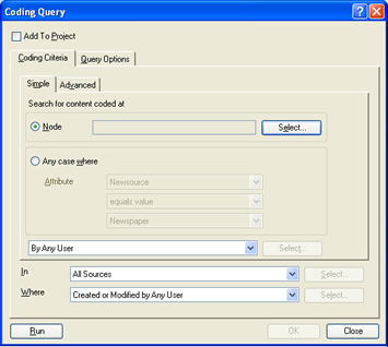 NVivo 8 Coding Query 2