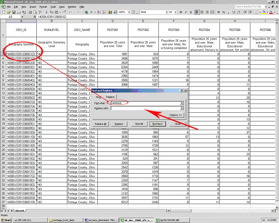 Deleting characters from the column