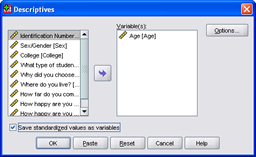 SPSS 17.0 Descriptives 5