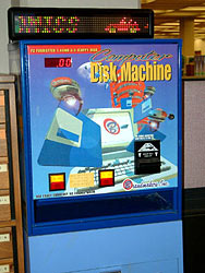 Computer disk vending machine - 1st floor ACT Lab