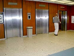 Elevators, 1st floor Library