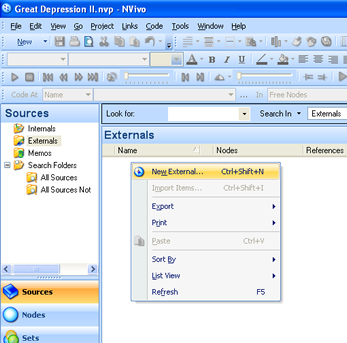 NVivo 8 Externals 1
