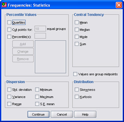 SPSS 17.0 Frequencies 5