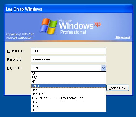 Log On to Windows (AD)
