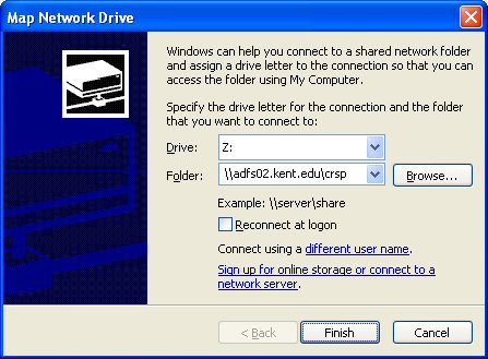 Map Network Drive
