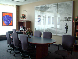 May 4th Resource Room, 1st floor Library - conference table