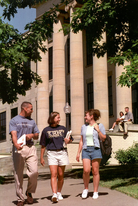 Students Walking on Campus