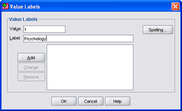 SPSS 17.0 Recoding Variables 16