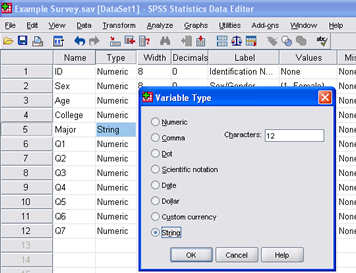 SPSS 17.0 Recoding Variables 2