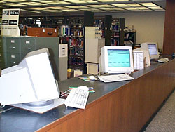 Reserve Terminals - 1st floor Library, next to Circulation Desk