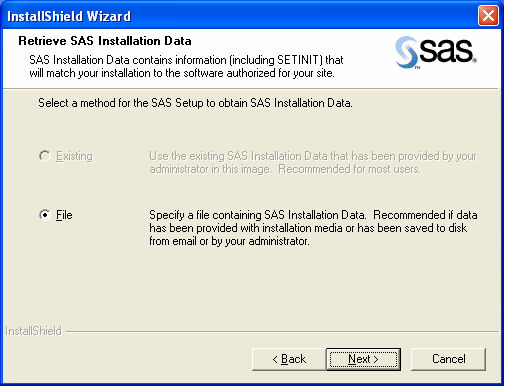SAS Retrieve SAS Installation Data
