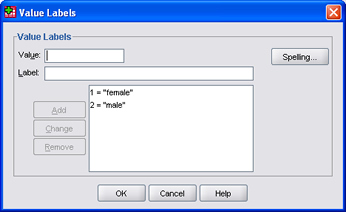 SPSS 17.0 Setting up Codebook 5