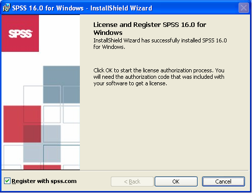 SPSS License and Register