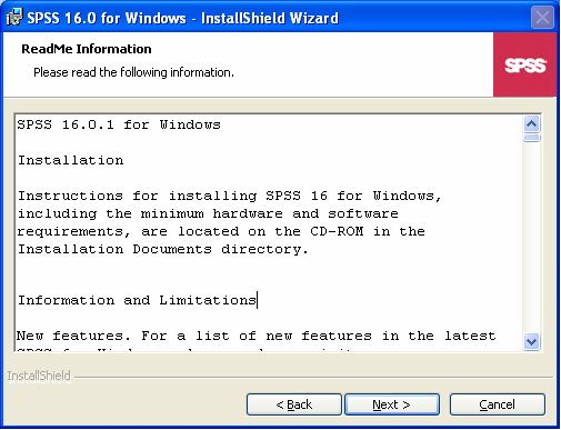 SPSS ReadMe