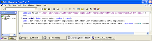 SAS 9.1.4 Syntax 2