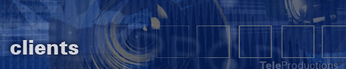 TeleProductions clients header