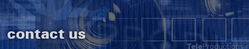 TeleProductions contact us header