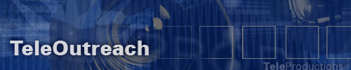 TeleProductions outreach header