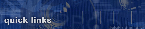 TeleProductions quick links header