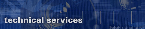 TeleProductions technical services header