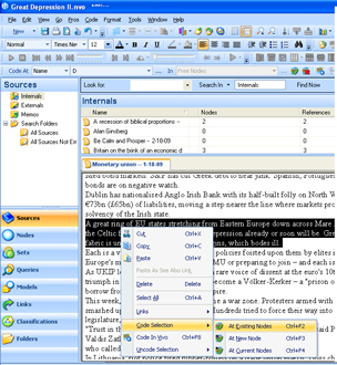 NVivo 8 Tree Nodes 8