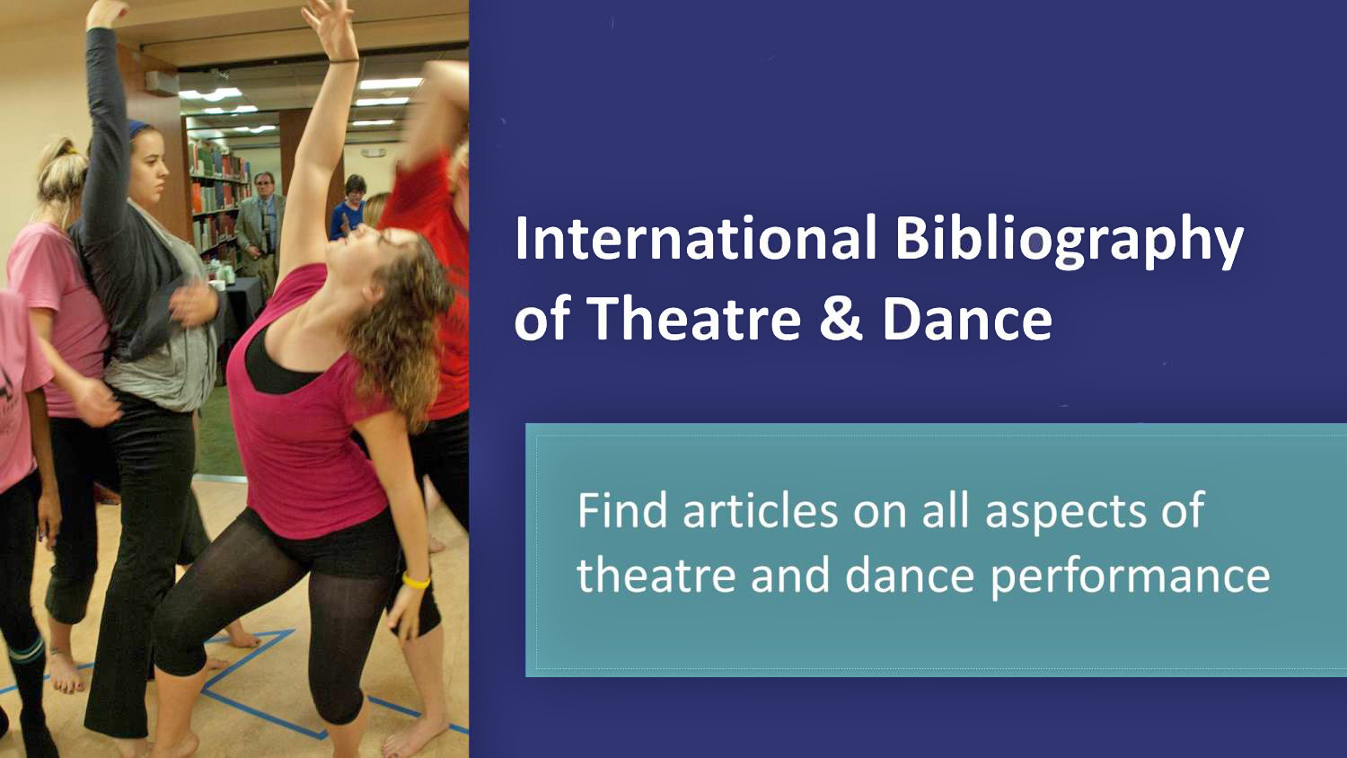 Search for Journal Articles About Theatre and Dance
