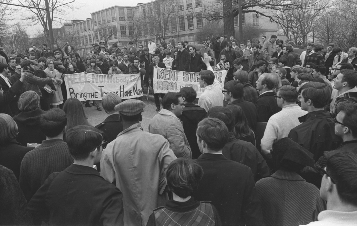 another photograph from anti-war protest
