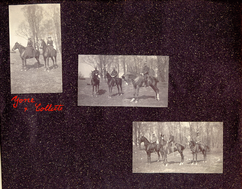 Page 9 of the photo album includes 3 photos of people on horseback.